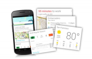 Google Cards voor smartwatch